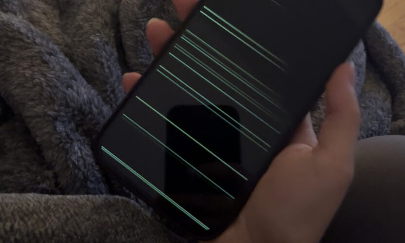 what causes horizontal lines on phone screen samsung a12